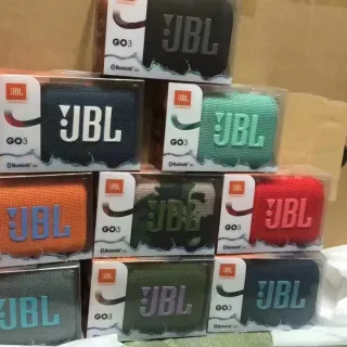 JBL GO 3 Multicolor Compact Rectangular Form Fabric Grille Exterior Portable Speaker