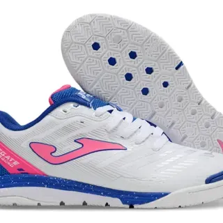 Joma Regate White Blue Low-Top Synthetic-Mesh Upper Sneakers