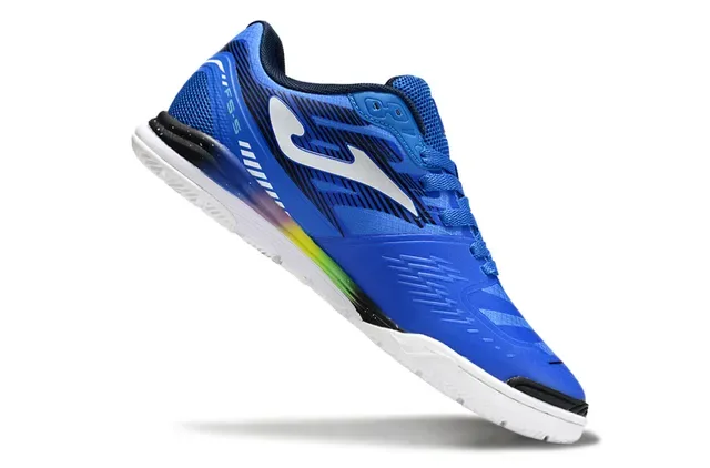 Joma Regate Low Top Blanc et Bleu Upper Synthétique Maille Sneakers 2