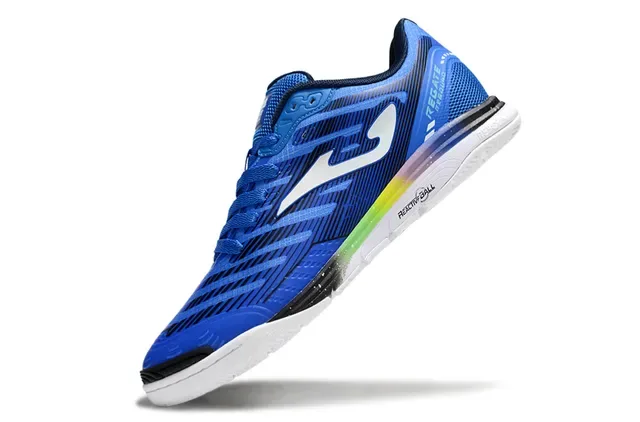 Joma Regate Low Top Blanc et Bleu Upper Synthétique Maille Sneakers 3