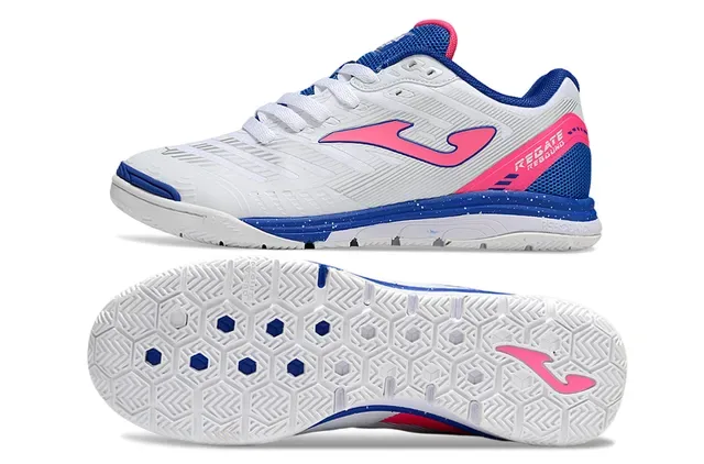 Joma Regate Low Top Blanc et Bleu Upper Synthétique Maille Sneakers 20