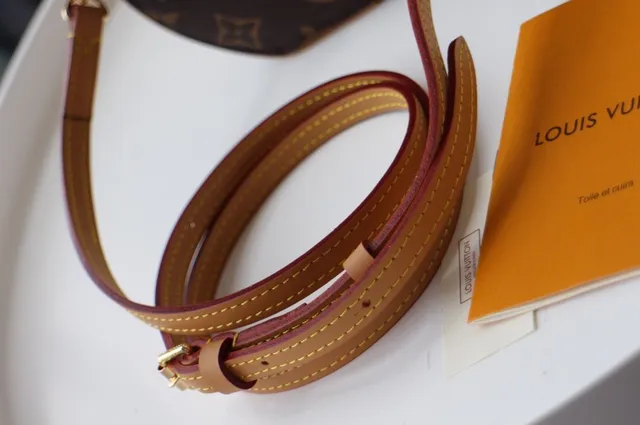 Louis Vuitton Brown Beige Circular Mini Silhouette Monogram Canvas Saddle Bag 7