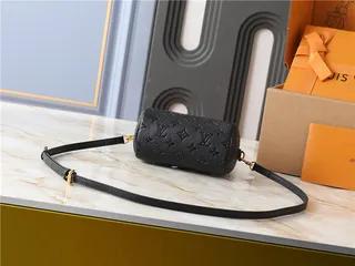 Louis Vuitton भूरा बेज संरचित टॉप हैंडल Monogram कैनवास टोट बैग 7