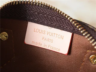 Louis Vuitton भूरा बेज संरचित टॉप हैंडल Monogram कैनवास टोट बैग 21
