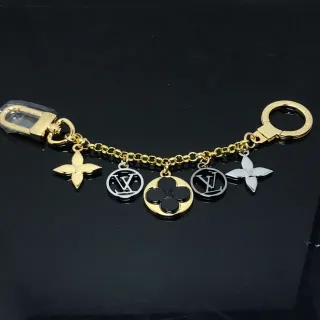Louis Vuitton 金黑链多魅力吊坠手链