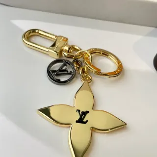 Louis Vuitton Pulsera Oro Negro Metal Pulido Esmalte Monograma