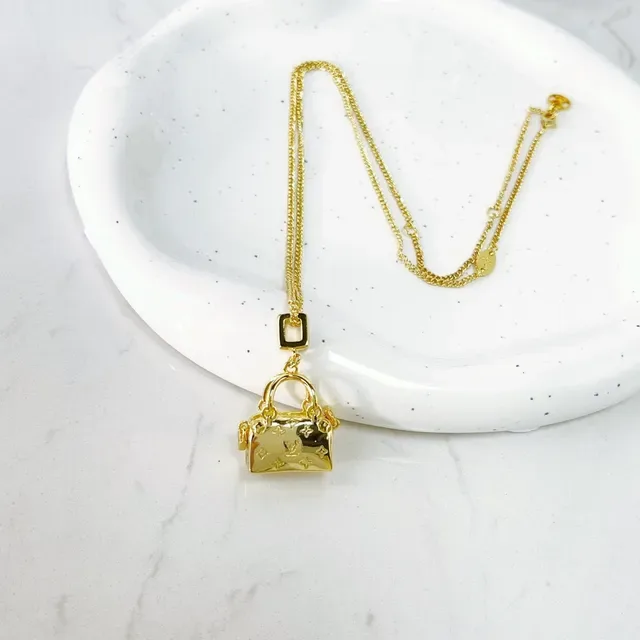 Collar Louis Vuitton Dourado Monogramado 6