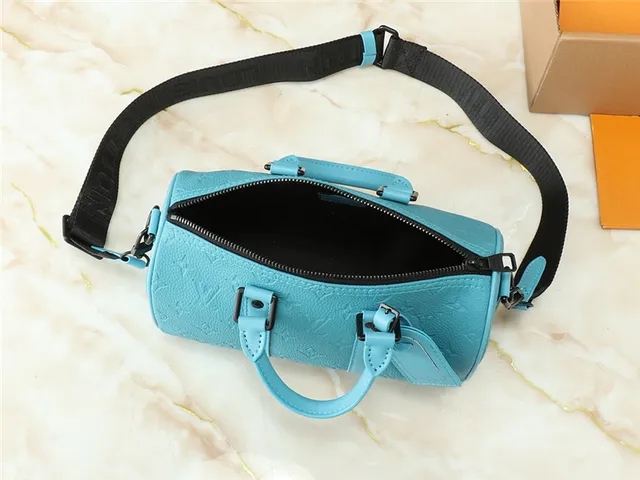 Louis Vuitton हरी भूरी रंग का मोनोग्राम कैनवास सिलिंड्रिकल बैरल बॉस्टन बैग 11