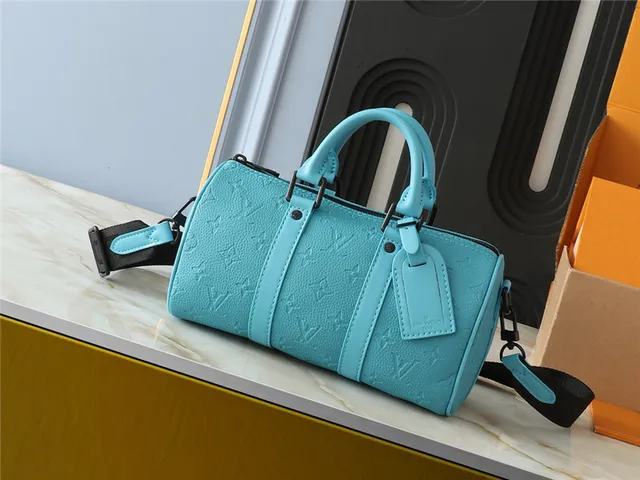 Louis Vuitton हरी भूरी रंग का मोनोग्राम कैनवास सिलिंड्रिकल बैरल बॉस्टन बैग 19