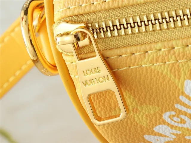 Louis Vuitton हरी भूरी रंग का मोनोग्राम कैनवास सिलिंड्रिकल बैरल बॉस्टन बैग 22