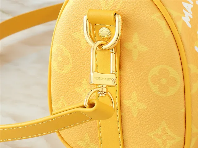 Louis Vuitton हरी भूरी रंग का मोनोग्राम कैनवास सिलिंड्रिकल बैरल बॉस्टन बैग 23