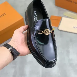 Louis Vuitton Horsebit 1955 Loafer Cuir Patenté Noir