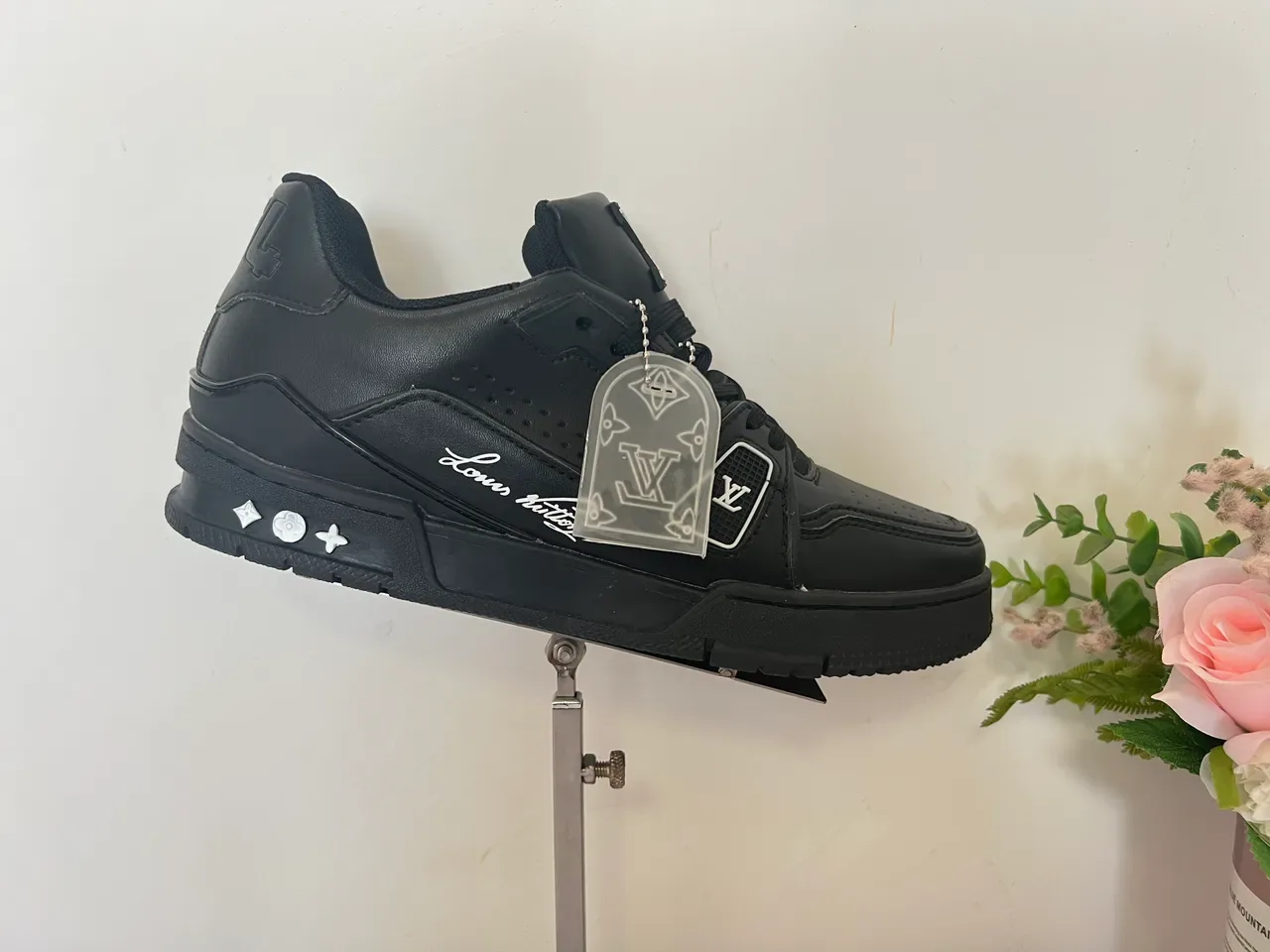Louis Vuitton LV Trainer Red White Monogrammed Leather Layered Chunky Sole Lifestyle Sneakers 9