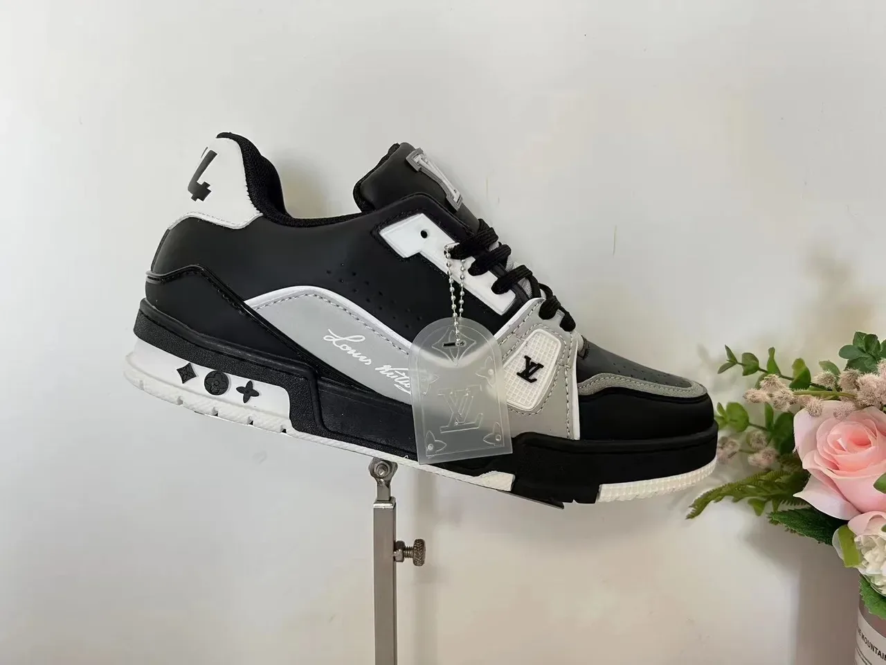 Louis Vuitton LV Trainer Red White Monogrammed Leather Layered Chunky Sole Lifestyle Sneakers 10