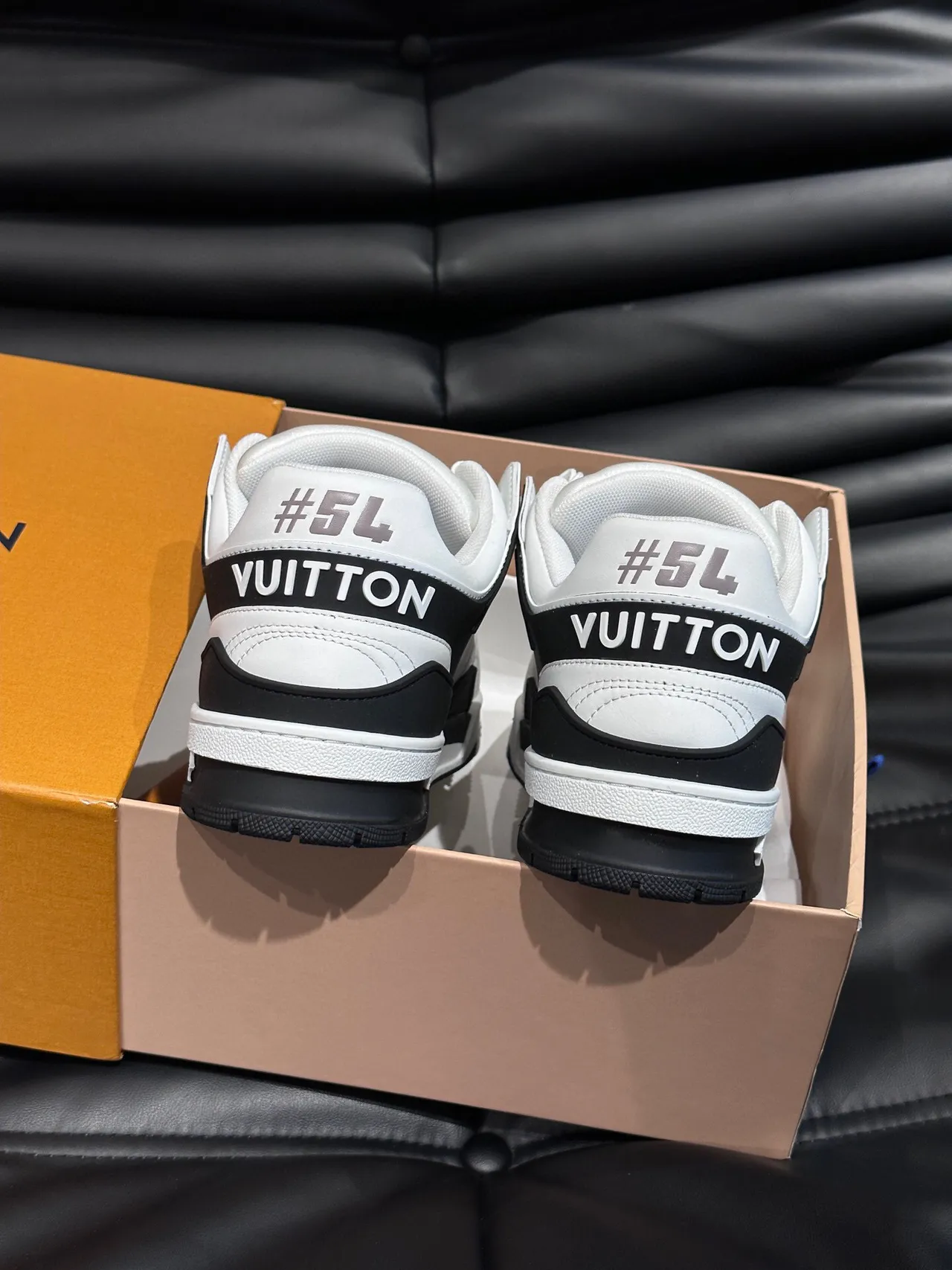 Louis Vuitton LV Trainer White Black Multi-Panel Construction Contrast Lifestyle Sneakers 7
