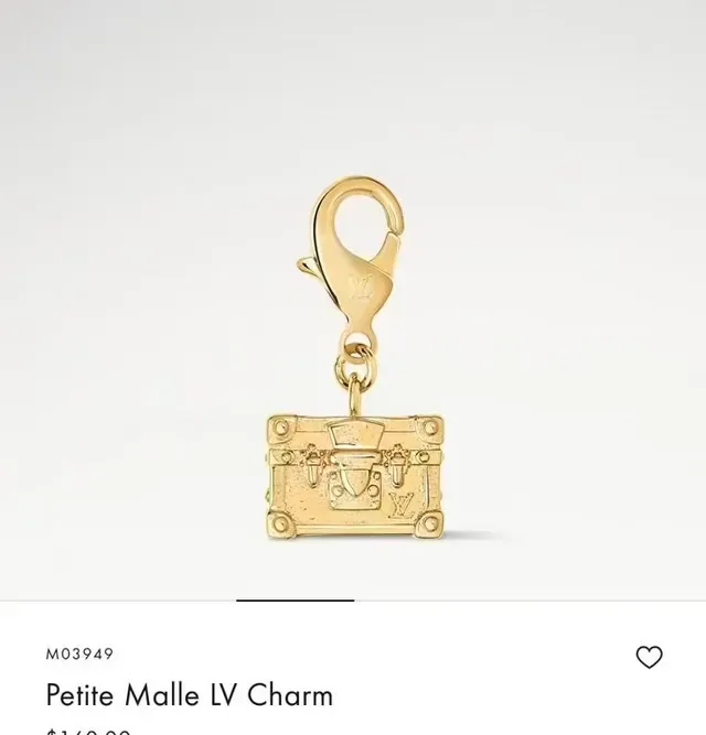 Bracelete Louis Vuitton Mini Alma LV Charm Rosa Dourado Acabamento em Esmalte Silhueta de Bolsa Miniatura 10