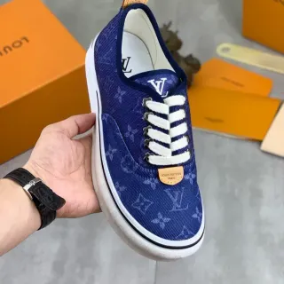 Louis Vuitton Monogram Canvas Blue Low-Top Lifestyle Sneakers