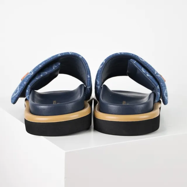 Louis Vuitton Monogram Denim Strap Slippers 8