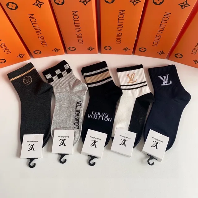Louis Vuitton Monogram 刺绣踝袜 2