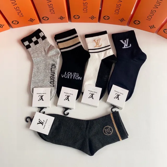 Louis Vuitton Monogram 刺绣踝袜 3