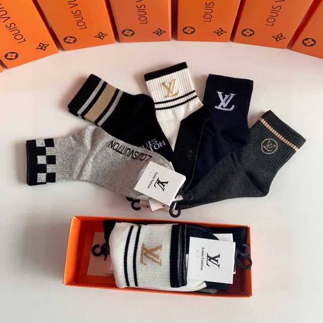 Louis Vuitton Monogram 刺绣踝袜 6