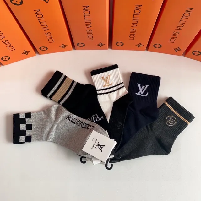Louis Vuitton Monogram 刺绣踝袜 9