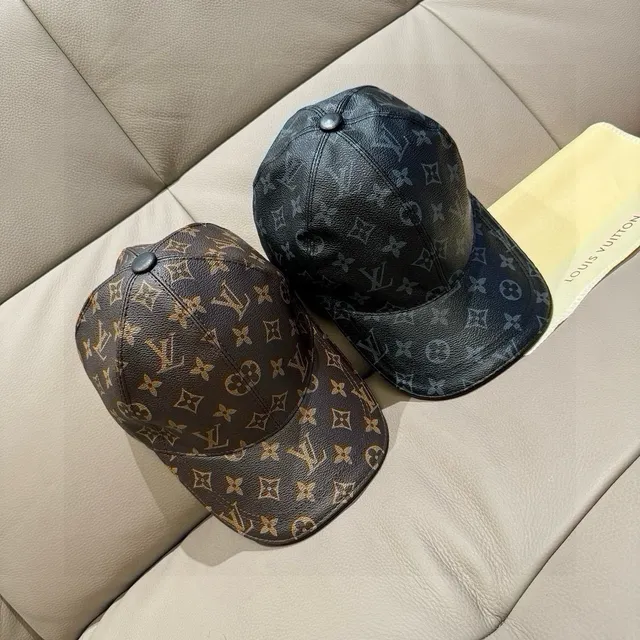 Louis Vuitton Monogram চামড়া টেক্সচার্ড স্ট্রাকচার্ড বেসবল ক্যাপ 2