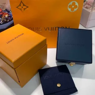 लुई विट्टोन नेवी ऑरेंज एम्बॉस्ड ब्रांडिंग मैट फिनिश हैंडबैग