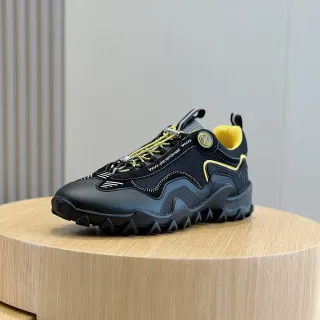 Louis Vuitton Trail 黑色和黄色厚底运动鞋