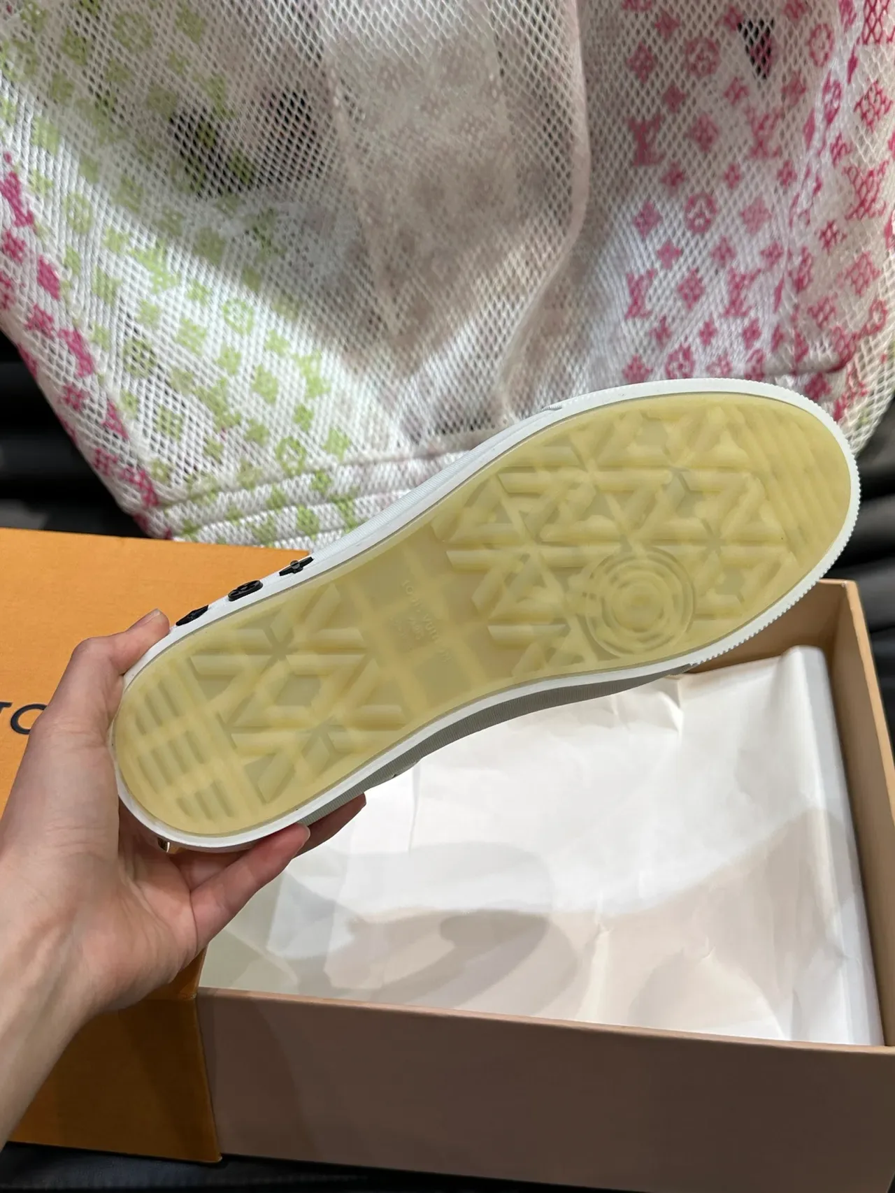 Louis Vuitton White Black Monogram-Print Leather Low-Top Lifestyle Sneakers 2