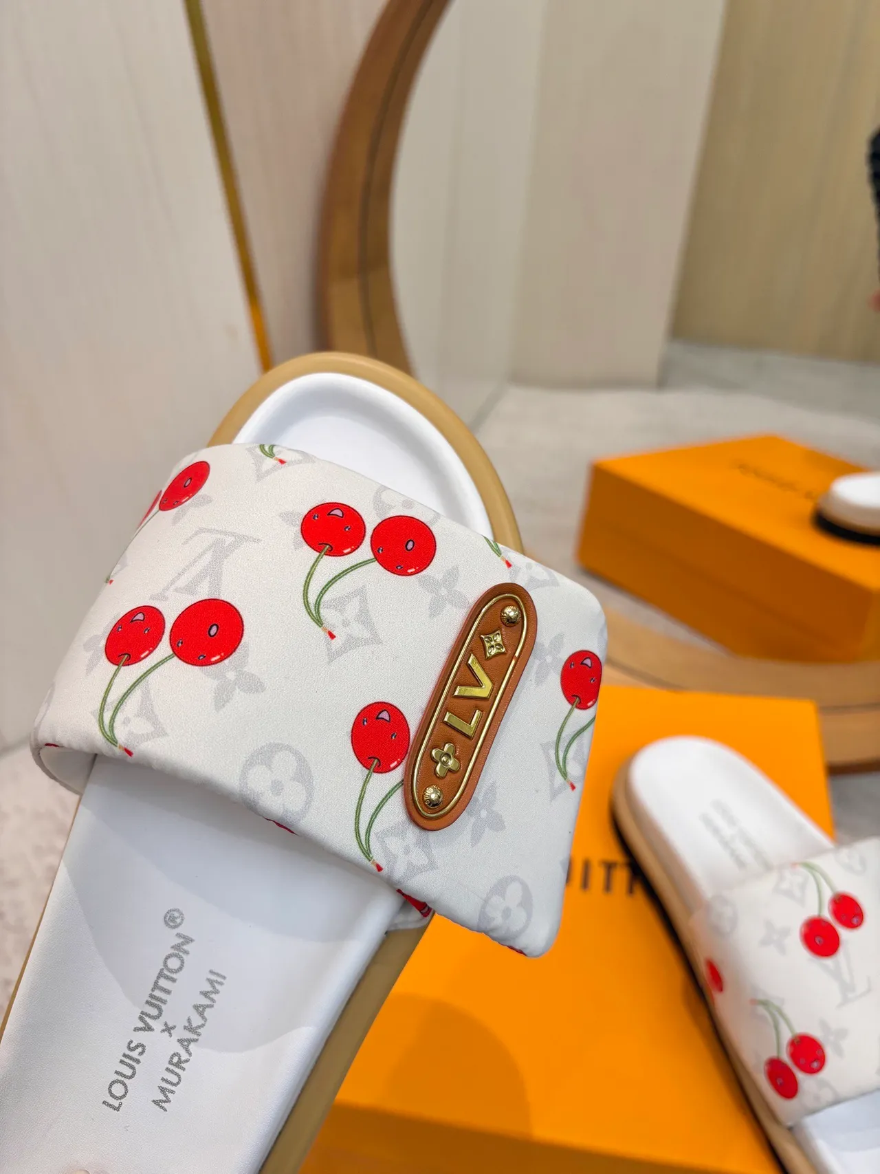 Louis Vuitton x Murakami Cherry Monogram Slipper 6