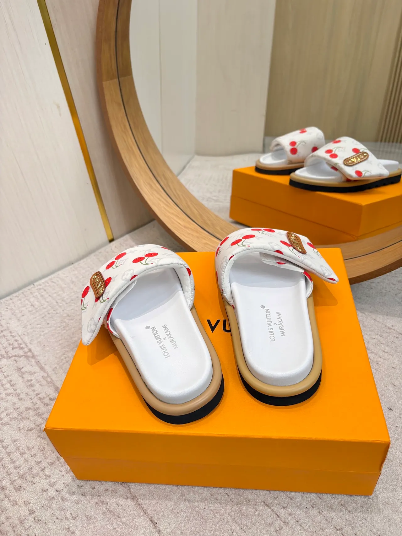 Louis Vuitton x Murakami Cherry Monogram Slipper 8