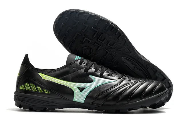 Mizuno White Black Quilted Toe Cap Zebra-Print Overlay Turf Soccer Shoes 4