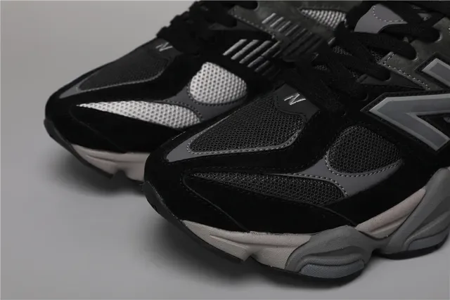New Balance 9060 Black Gray Lifestyle Sneakers 4