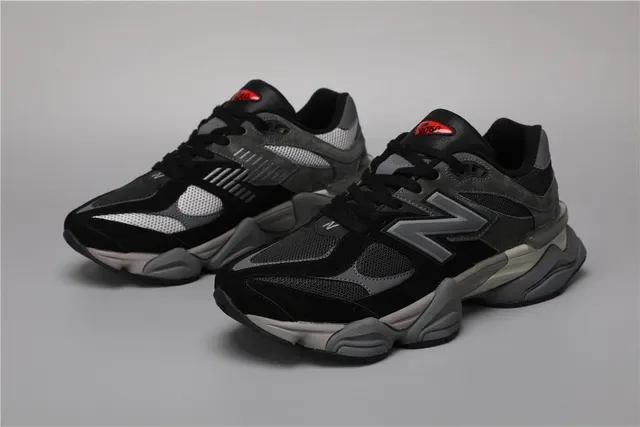New Balance 9060 Black Gray Lifestyle Sneakers 5