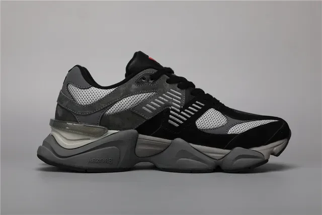 New Balance 9060 Black Gray Lifestyle Sneakers 8
