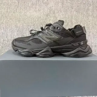 New Balance 9060 黑色单色雕塑鞋底厚底运动鞋
