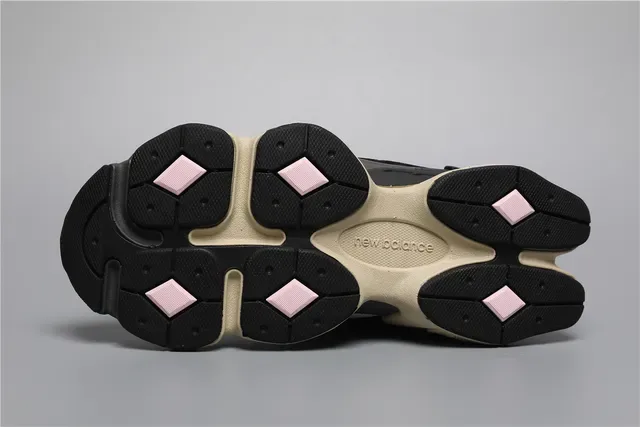 New Balance 9060 काला सफेद गुलाबी जीवनशैली स्नीकर्स 6