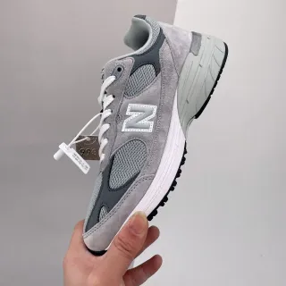 New Balance 993 ধূসর সুয়েড এবং মেশ লাইফস্টাইল স্নিকার্স
