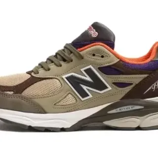 New Balance বেইজ ব্রাউন মিক্সড ম্যাটেরিয়াল আপার ENCAP মিডসোল লাইফস্টাইল স্নিকার