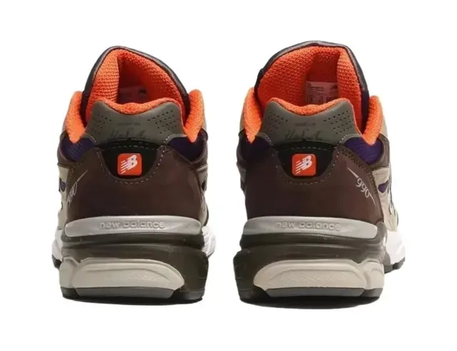 New Balance বেইজ ব্রাউন মিক্সড ম্যাটেরিয়াল আপার ENCAP মিডসোল লাইফস্টাইল স্নিকার 3