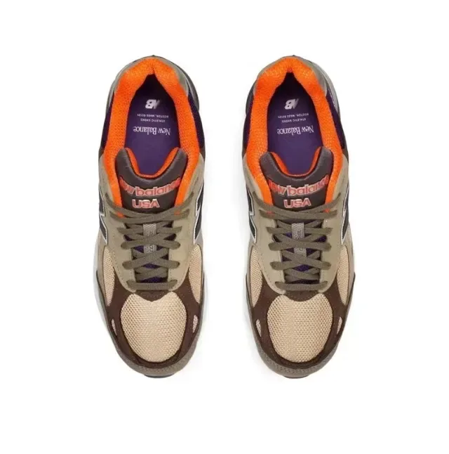 New Balance বেইজ ব্রাউন মিক্সড ম্যাটেরিয়াল আপার ENCAP মিডসোল লাইফস্টাইল স্নিকার 4