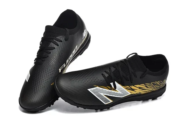 New Balance 黑金低帮合成面料印花条纹运动鞋 3