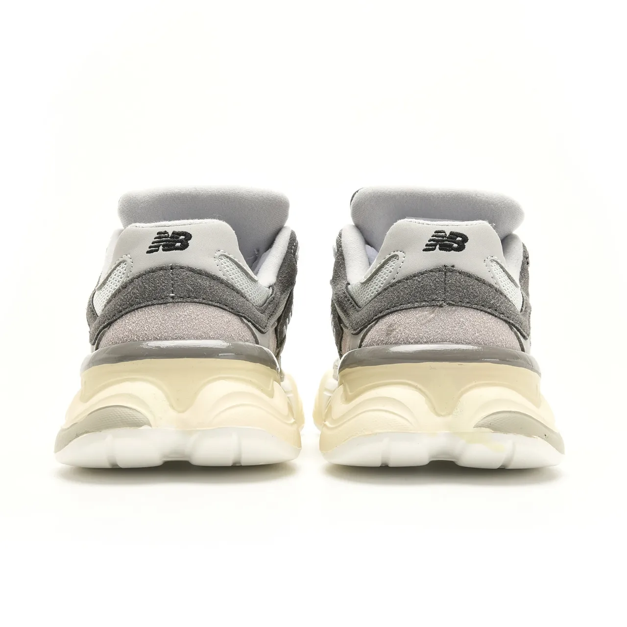 New Balance Bleu Beige Semelle Multicouche Oversized N Logo Chaussures Chunky 15