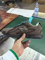 New Balance Brown Blue Suede Upper Rugged Tread Sole Lifestyle Sneakers 4