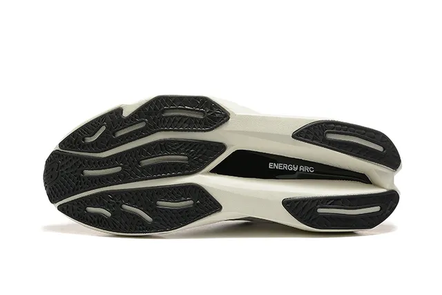 New Balance Sapato de Corrida Branco Cinza Gradiente Malla Engenhada Tênis de Corrida 5