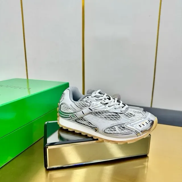 New Balance فضي أخضر طبقي شبكة خلية النحل اصطناعي تغطية القفص حذاء نمط حياة 7