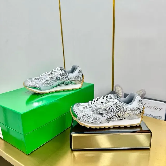 New Balance فضي أخضر طبقي شبكة خلية النحل اصطناعي تغطية القفص حذاء نمط حياة 8