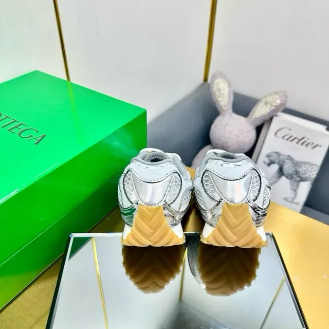 New Balance فضي أخضر طبقي شبكة خلية النحل اصطناعي تغطية القفص حذاء نمط حياة 9