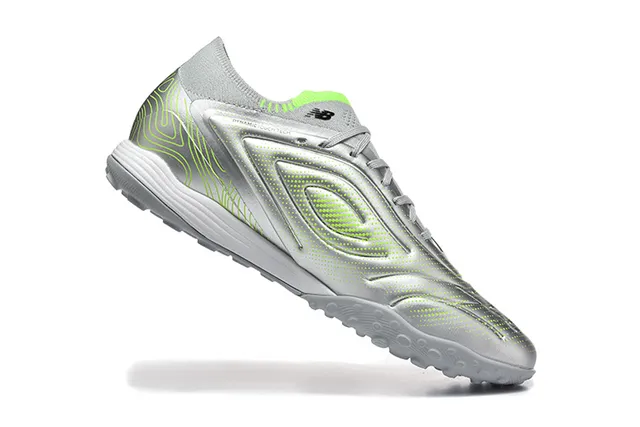 New Balance Tekela Silver Green কম-কাট সিন্থেটিক আপার মোল্ডেড আউটসোল টার্ফ সকার জুতো 3